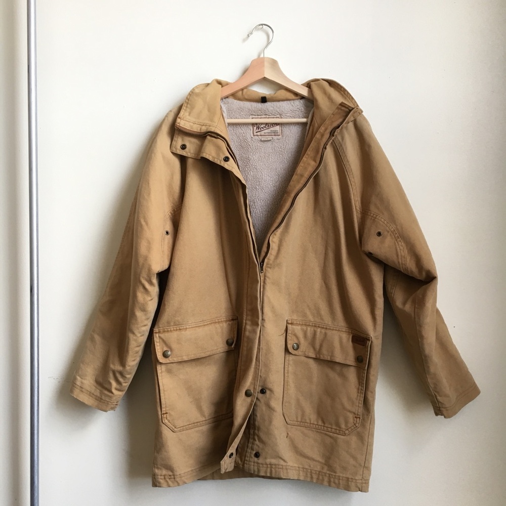 Vintage Woolrich Lined Chore Coat Jacket